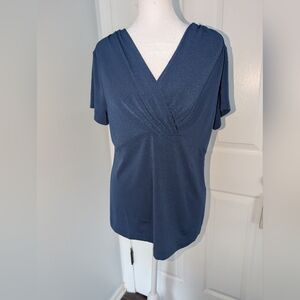 Coldwater Creek Deep Blue Women's Blouse